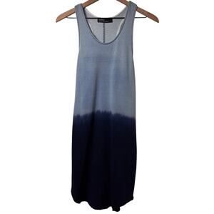 BENJAMIN JAY TIE DYE BLUE MINI SLEEVELESS DRESS SIZE LARGE BRAND NEW WITH TAGS